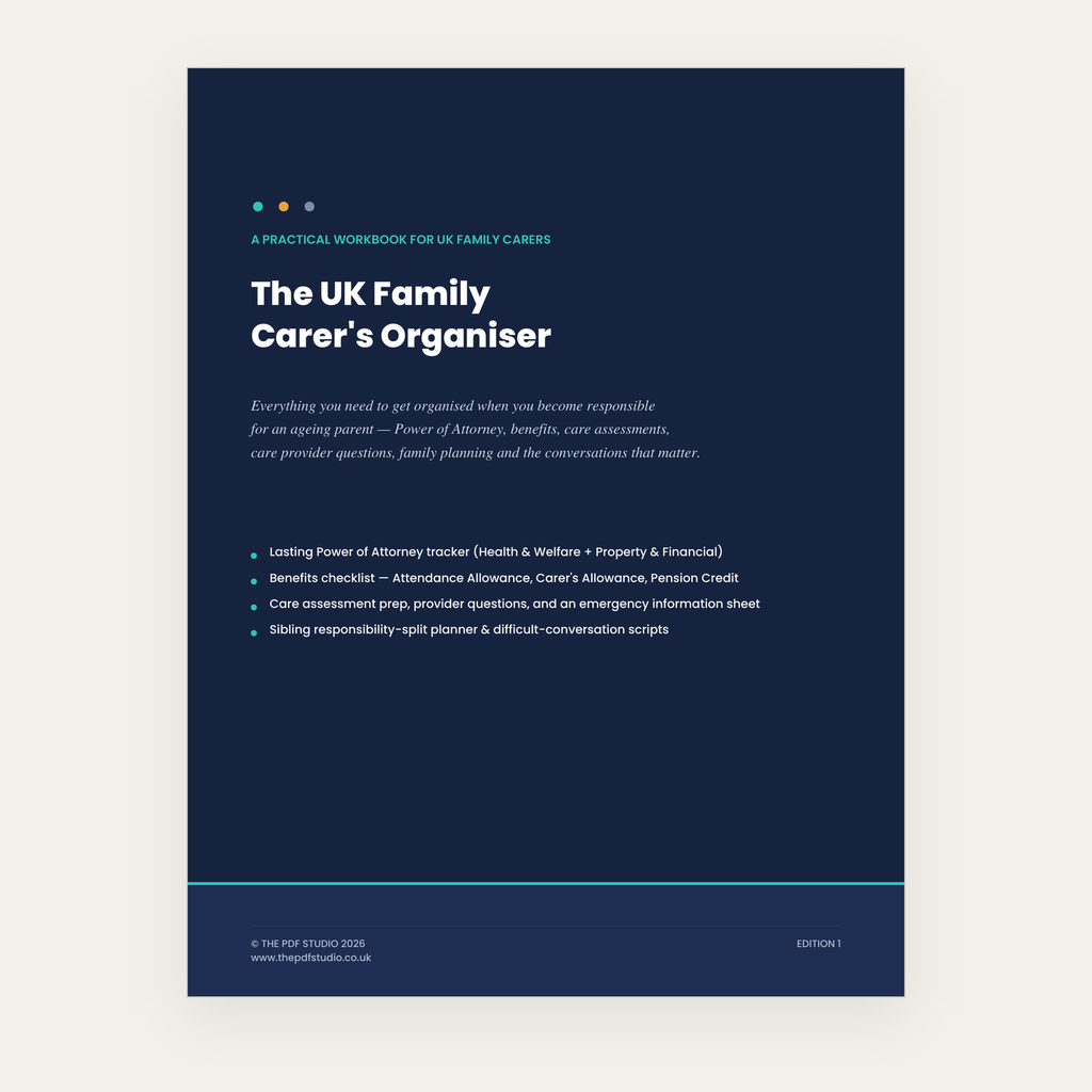 UK Family Carer's Organiser