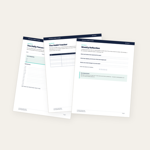 ADHD Daily & Weekly Planner
